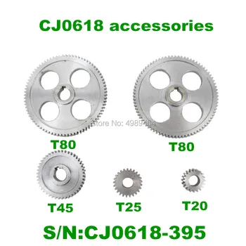 

5pcs/set CJ0618 machine tool gear Metal Gears Micro lathe gear Metal cutting gears kit high quality for free Shipping
