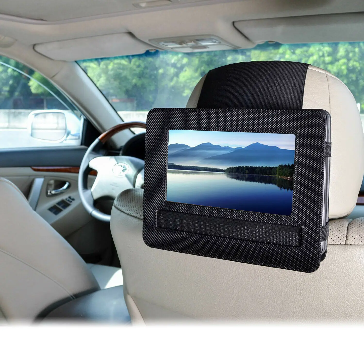 Soporte del reposacabezas del coche Universal para reproductor DVD portátil, 11/12, 5/13/13, 5 - AliExpress Hogar y jardín