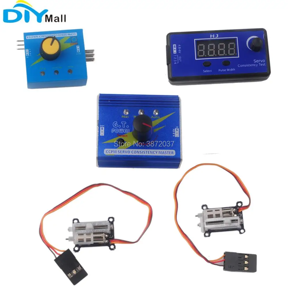 

2pcs/lot DIYmall 1.5g Micro Linear Servo Tiny 4.2-6V for Aircraft 3 types Servo Tester available