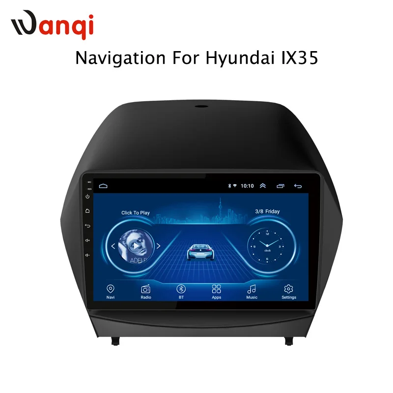 

9inch android 8.1 Car Radio DVD Player for Hyundai IX35 2010-2013 GPS Navigation with DVR Camera Rear Mirror link