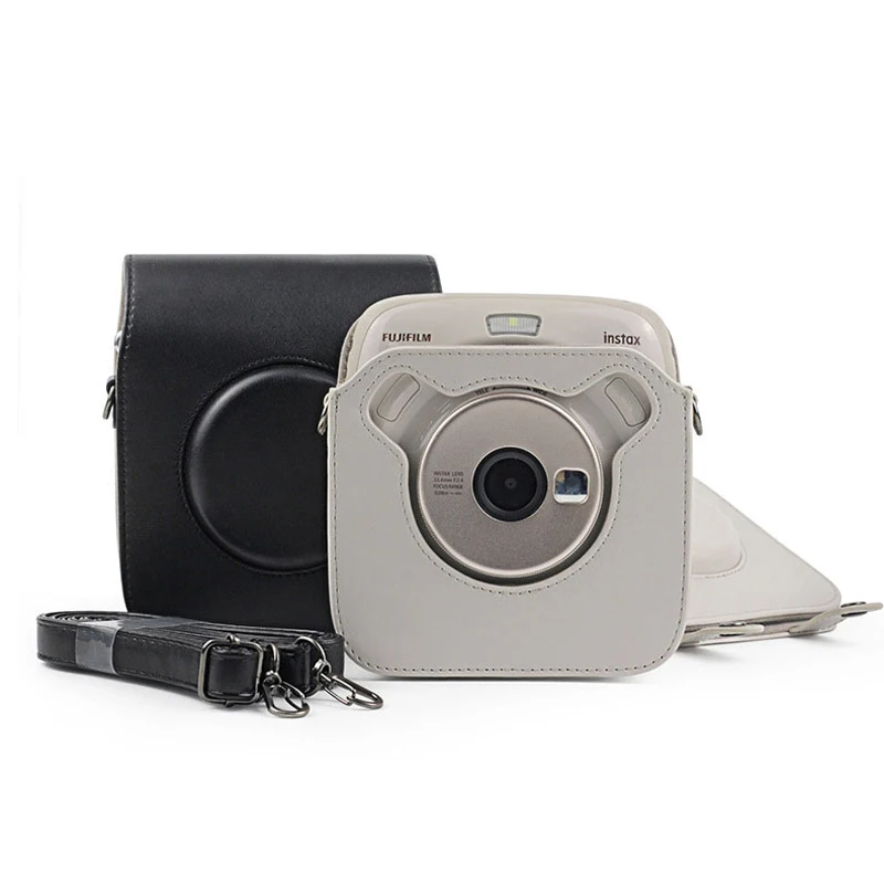 

Camera Bag for Fujifilm Fuji for Instax Square SQ20 for Polaroid PU Leather Protective Case with Adjustable Shoulder Strap