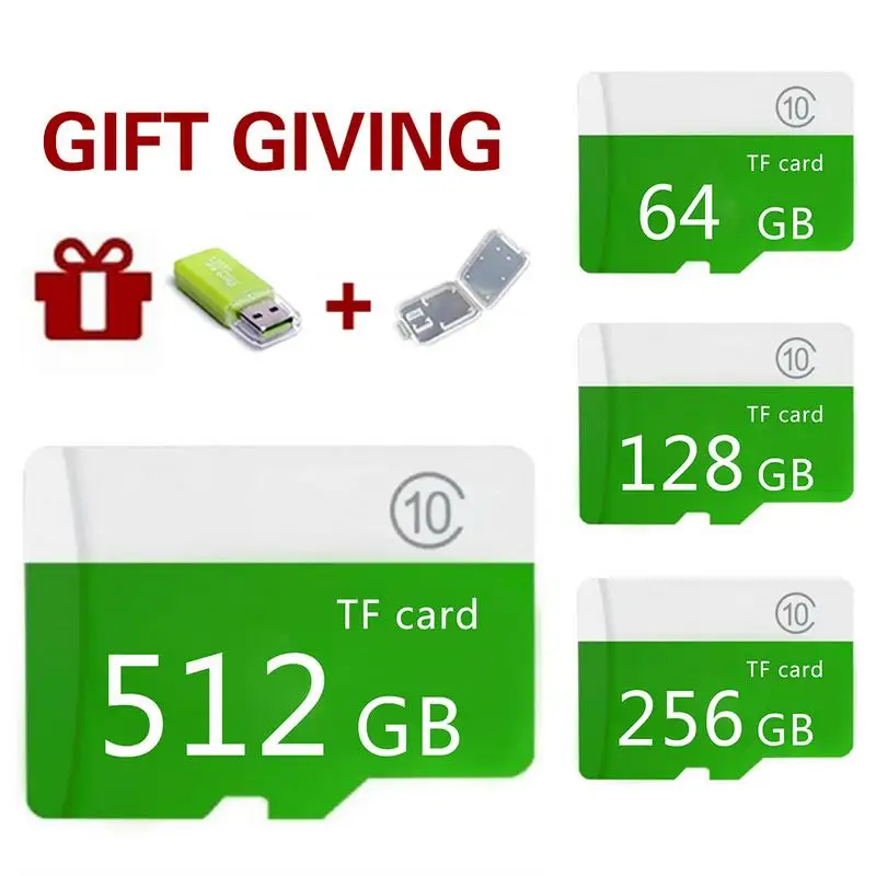 

Micro SD Card Memory Card Micro-SD 64gb 128gb Class 10 Sd Tf, Suitable For Mobile PC Tablet TF Card SD Card
