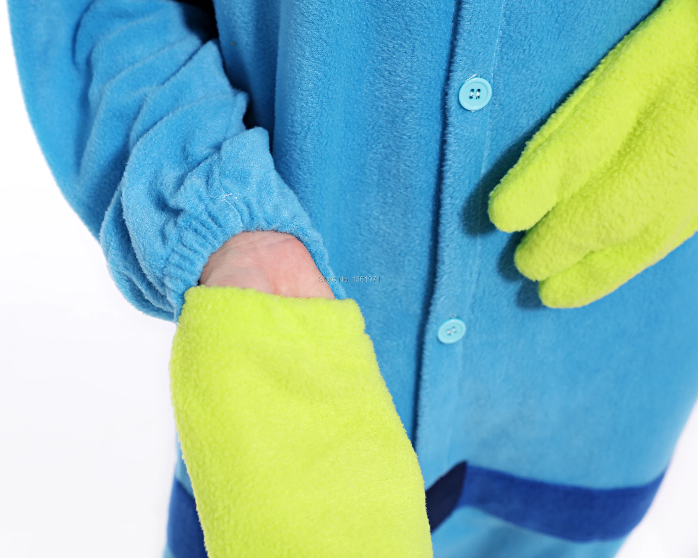 HKSNG Adult Winter Warm Cartoon Animal Alien Sangan 3 eyes Monster Onesie Kigurumi Pajamas Cosplay Party Costume