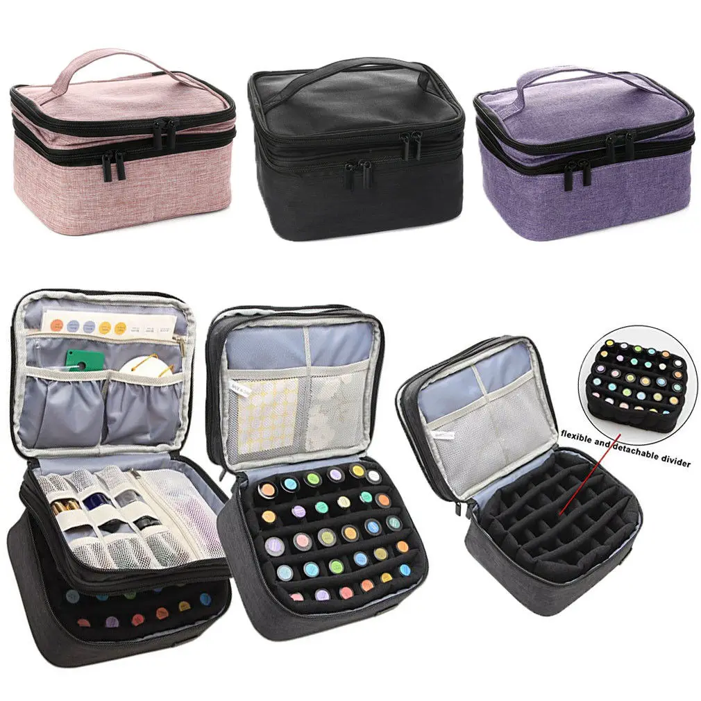 

30Bottle Essential Oil Carry Case 10/15ML Holder Storage Aromatherapy Hand Home Travel Multi-Function Storage Bag