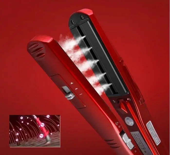

Steam Hair Straightener KeMei brand Steam Comb Straightening Irons Automatic Straight Hair Brush Steam Flat Iron free shipping