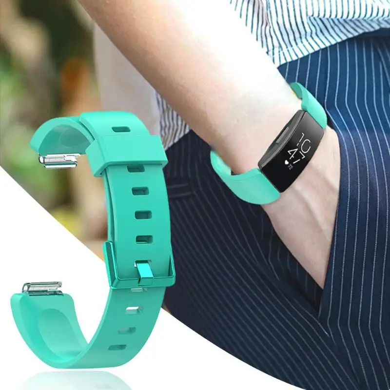 Силиконовый регулируемый умный Браслет ремешок для часов замена Fitbit Inspire/Inspire HR