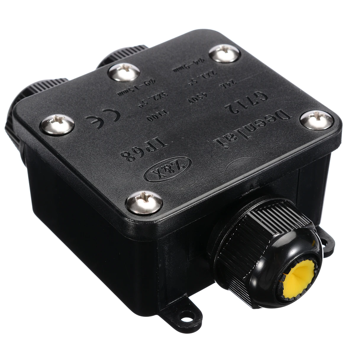 Waterproof IP66 ABS Cable Wire Connector Gland Electrical Junction Box 2//3 Way