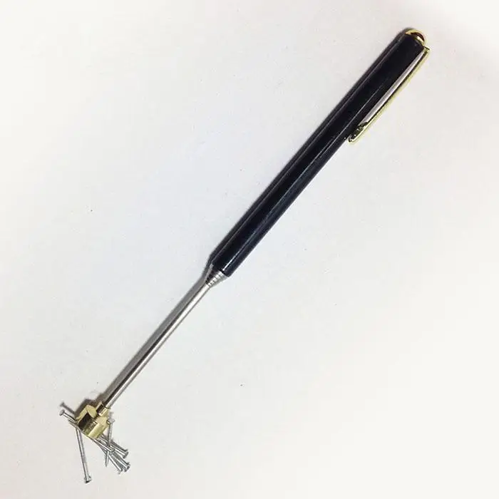

Magnetic Pen Shape Pick Up Rod Stick Handheld Tools Adjustable Length Portable Telescopic Magnet
