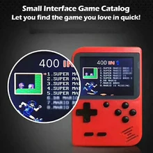 400 В 1 портативная игровая консоль Ретро Классическая Мини-игровая машина, построенная в 400 году Классическая непродублированная игра 300 в 1