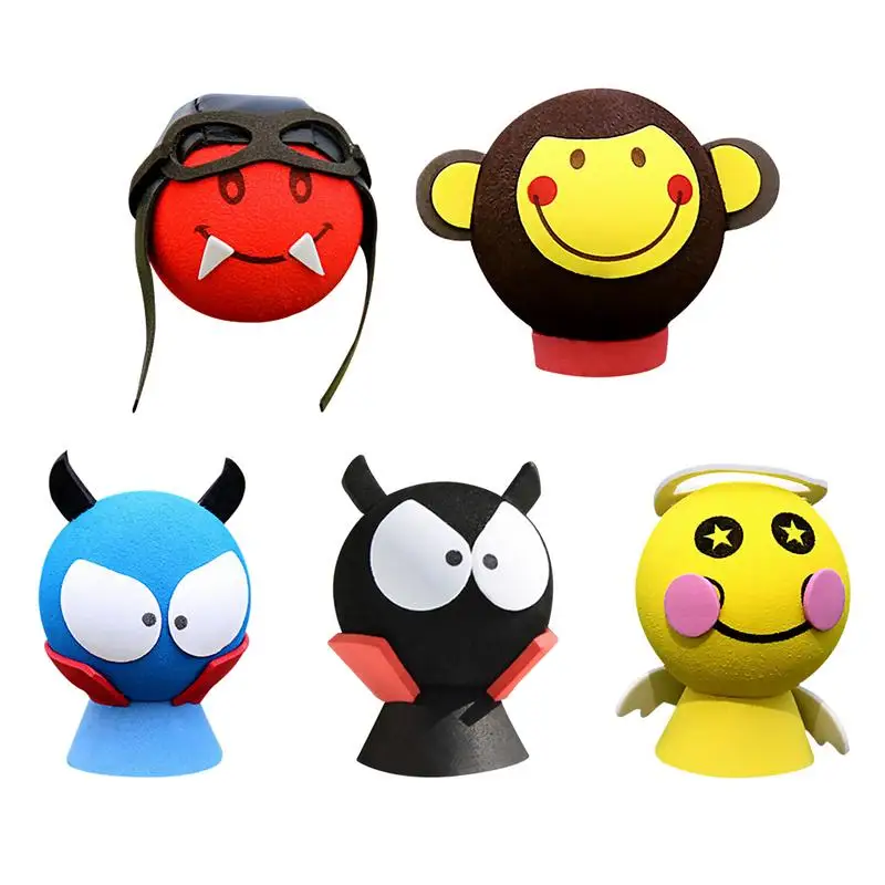

Car Decoration Antenna Ball Cute Cartoon Doll Roof Waterproof Foam Personality Creativity Modification Auto Exterior Accessories