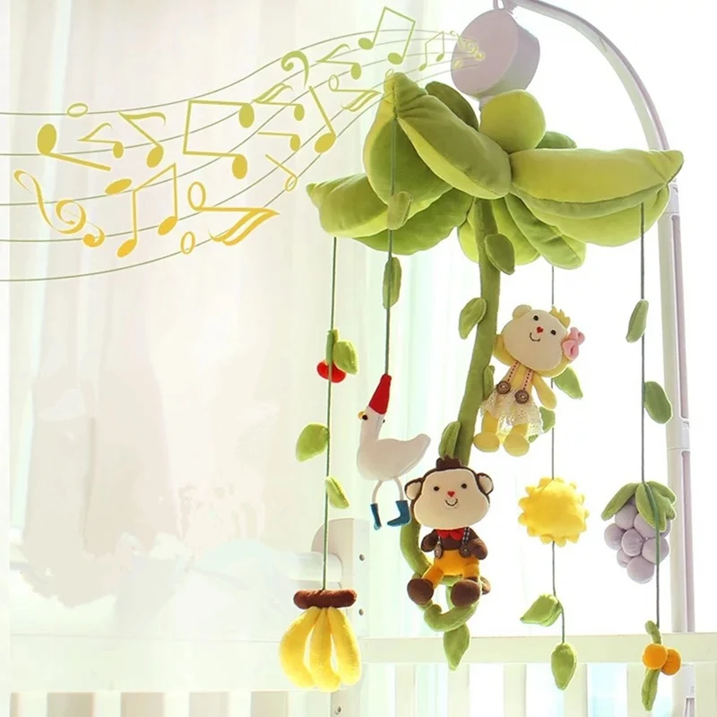 1 pc DIY caja de música tipo reloj movimiento caja de música niños ropa de cama juguete juguetes de bebé rotativo bebé móvil cuna cama de juguete
