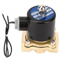 Ручной заподлицо клапан DN20 латунь нормально Электрический электромагнитный клапан для воды, масла, Газа DC24V электромагнитный клапан 1.6MPA