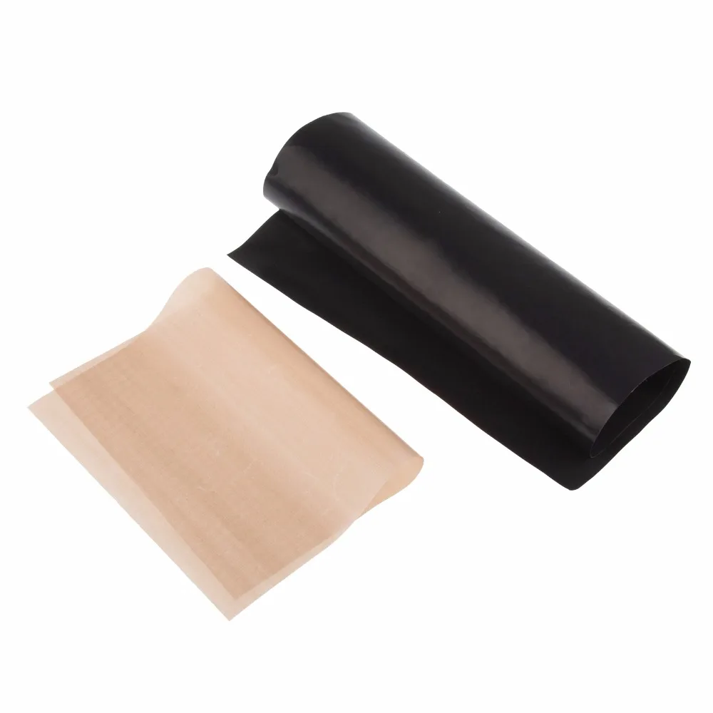 

2pcs Heat Resistant BBQ Grill Mat Copper Bakeware Mat Barbecue Roast Sheet Portable Easy Clean Grill Pad BBQ Tool