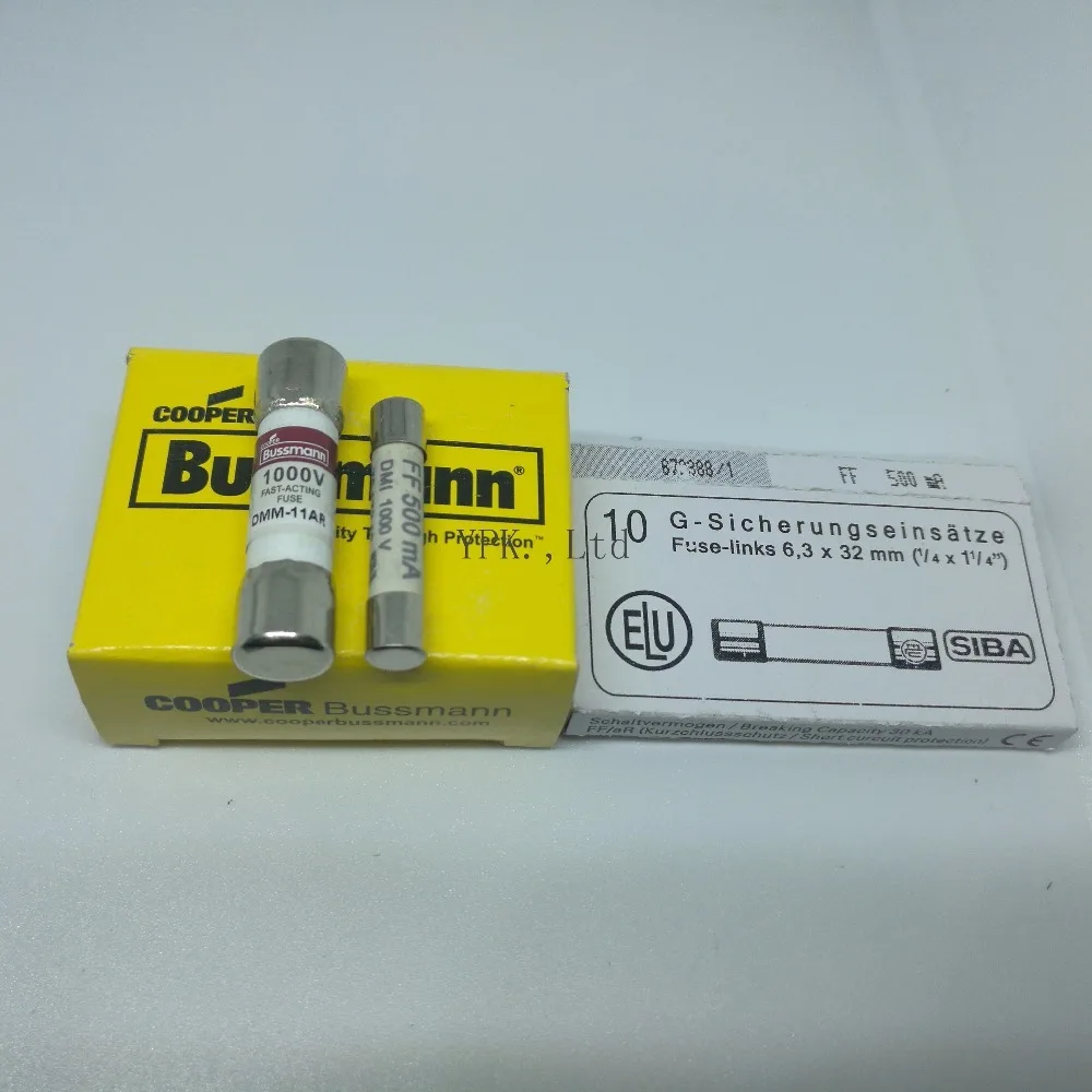 1 пара = DMM-11AR + SIBA FF500MA 1000VAC/DC предохранитель для FLUKE мультиметра DMM-11 | Обустройство