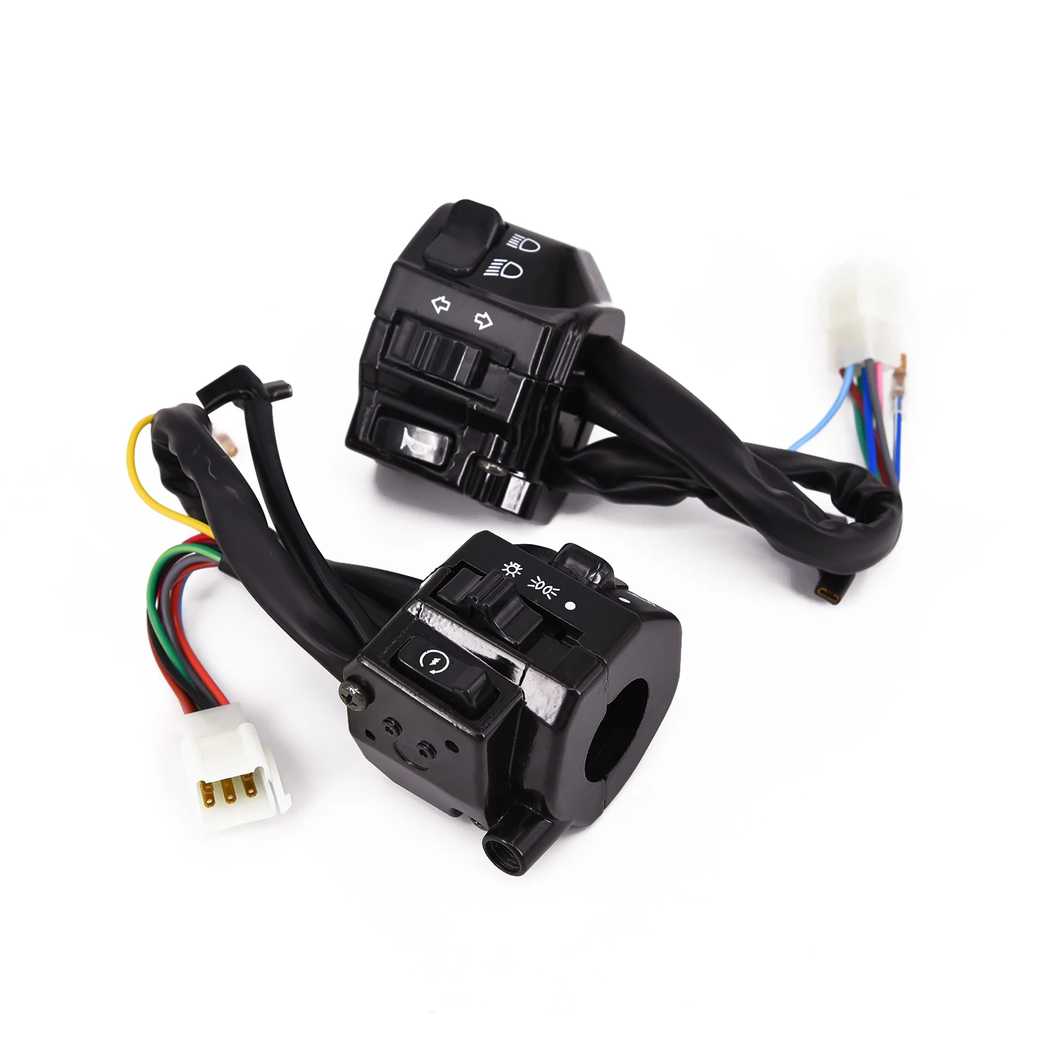 

2X 7/8 Motorcycle Motorbike Handlebar On Off Switches for Cafe Racer Practical