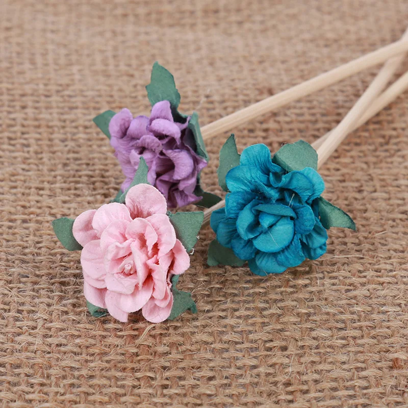 

Lychee Life 5pcs Scented Flowers Rattan Reeds Flower Fragrance Diffuser Non-fire Replacement Sticks Incense Home Decoration