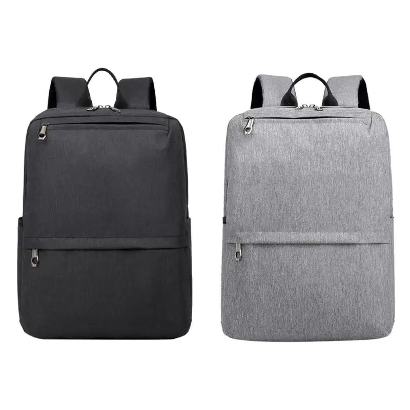 

Male Zipper Business Men Teen Nylon Backpacks Laptop Tablet Leisure Travel School Bags Multifunction Shoulder Rucksacks Z70
