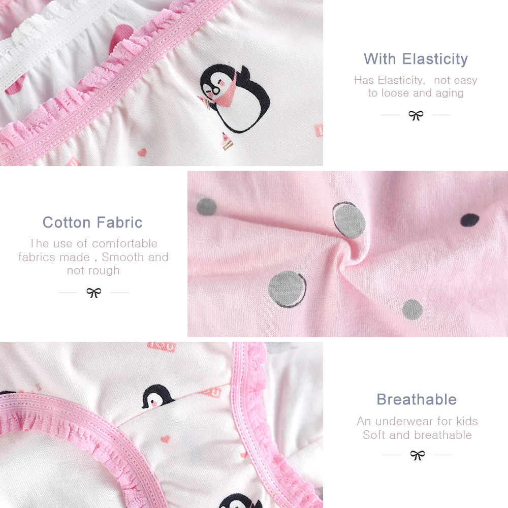 6Pcs/Lot Cotton Baby Girls Briefs High Quality Panties for Girls Kids Briefs Shorts Girls Underwear Children Underpants Clothes