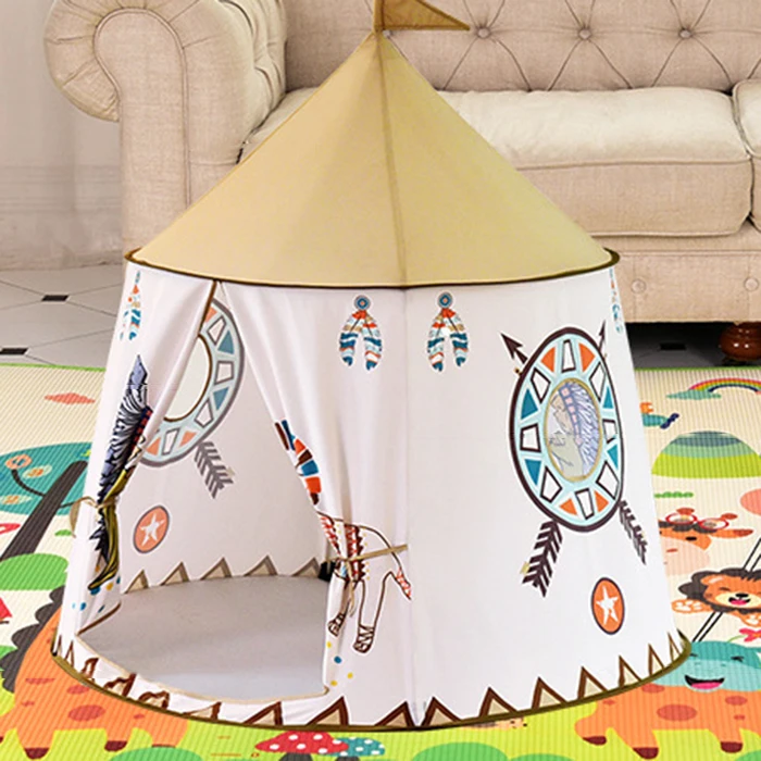 

Little Lion Indian Tent Indoor and Outdoor Baby Toy Child Playhouse