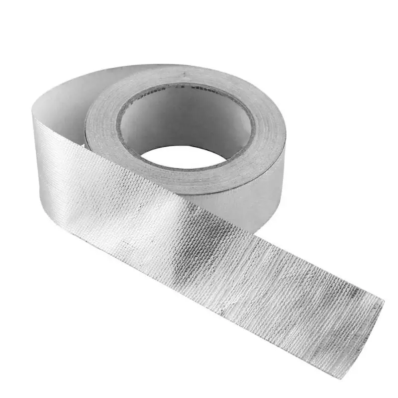 

New Auto Car Motorcycle Exhaust Pipe Heat Shield Wrap Tape Foil Heat Insulating Tape Wrap Shield Adhesive 1.89 inch x 82ft