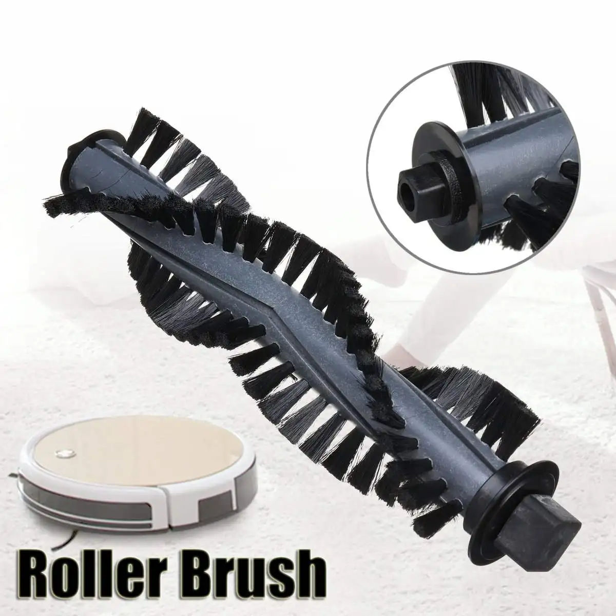 Robot Vacuum Cleaner Parts Main Roller Brush Black For ILIFE A4S Robot Vacuum Cleaner Parts Replacement Filter Roller Brush Robot Vacuum Cleaner Parts Main Roller Brush Black For ILIFE A4S Robot Vacuum Cleaner Parts Replacement Filter Roller Brush