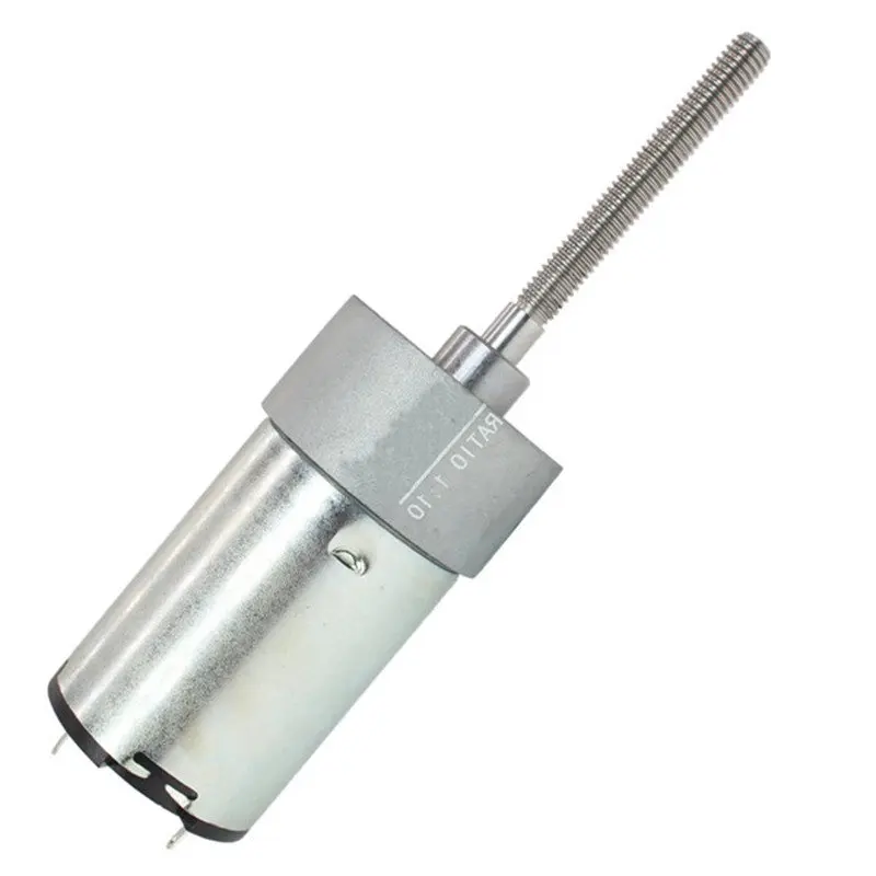 

1Pcs CHR-GM37-3448K 24V 350rpm Screw Shaft Reduction Motor DC Gear Motor Permanent Magnet Reduction Ratio 1:10 High Quality