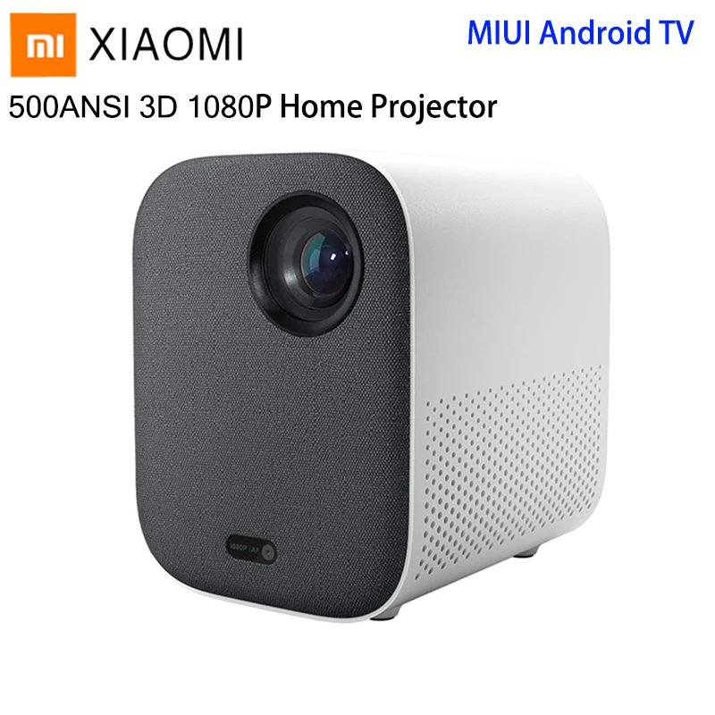 Xiaomi Mijia DLP Интеллектуальный Мини проектор 500 ANSI дома Театр 1080 P голосовой Управление 2 GB 8 GB 5G Wi-Fi 3D Dolby светодиодный Кино проектор
