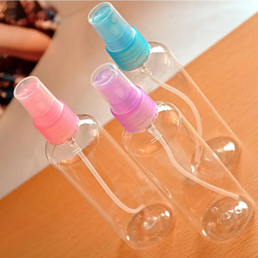 new 100ml atomizing spray bottle Refillable Bottles small watering can plastic sub-bottling cosmetic 100pcs | Красота и здоровье