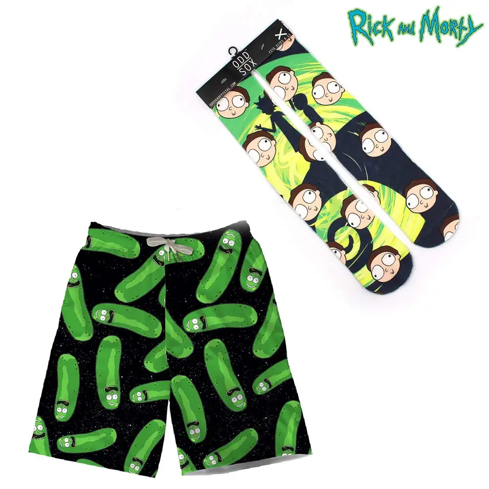 OHCOMICS Rick and Mori Pickle 2 шт. горячие шорты Аниме + штаны с колготками чулки шланг