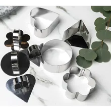 1 единица. Немного мусс круглый нержавеющая сталь торт плесень инструменты для торта ватрушка cookie Форма торта Форма для выпечки