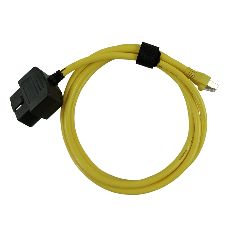 

Ethernet to OBD OBD2 E-SYS ICOM Coding Car Diagnastic Data Cable For B-MW F-series ENET Cable Interface OBD 2 Connectors