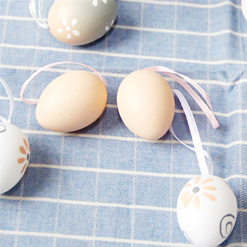 2019 9 шт./компл. DIY ПАСХАЛЬНОЕ орнамент в виде яиц для детских игрушек пластиковые
