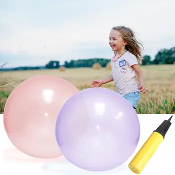 

Outdoor Beach Ball Filled With Water Balloon Patted Ball Small Bubble Ball TPR Inflatable Toy Amazing Tear-Resistant Super Gift