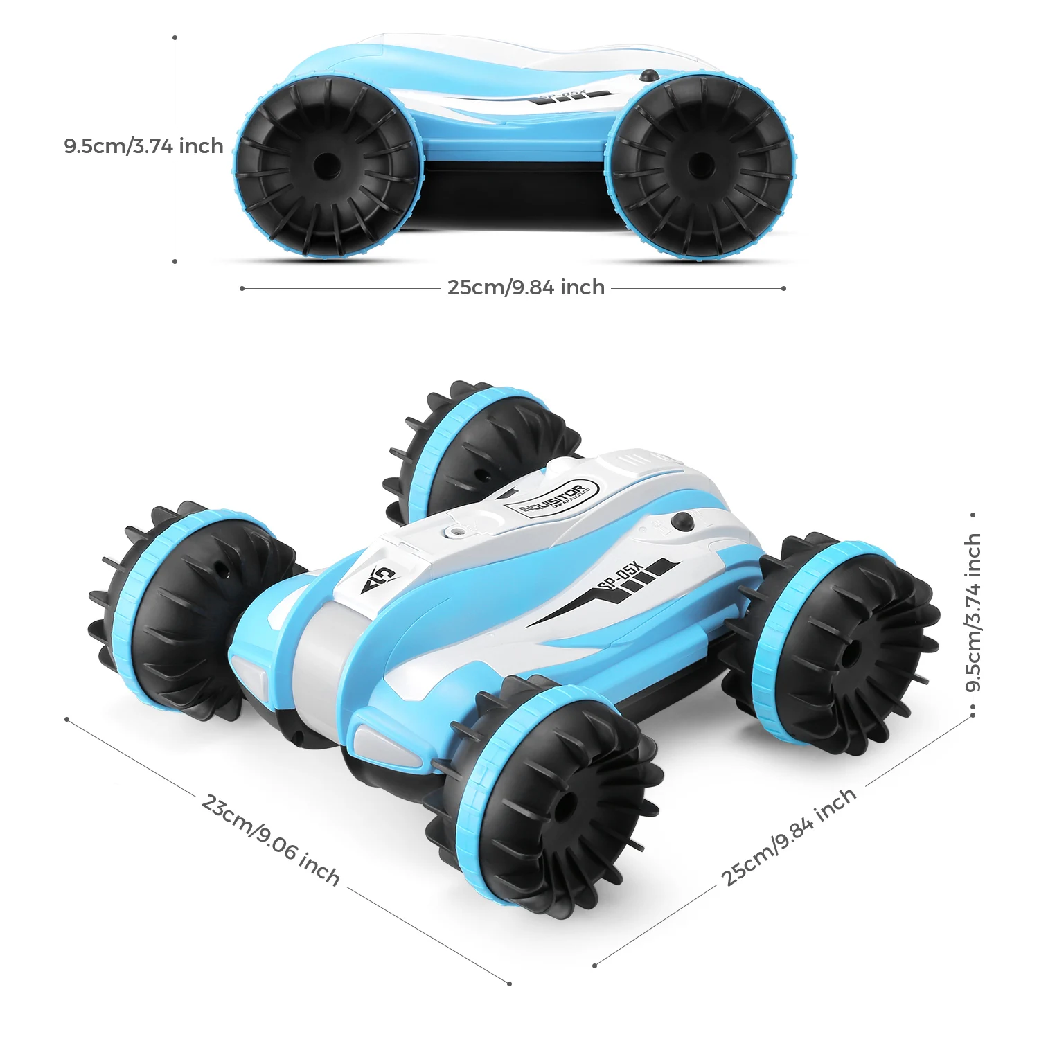 YED 1804 2 4 GHz RC автомобиль 6 канальный 1:12 Масштаб амфибия вращение на 360 градусов трюк