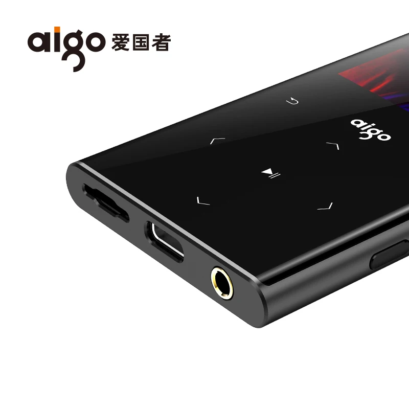 NEW AIGO M1 Metal Mp3 Player HIFI Lossess FM Radio Recording Pedometer BT 4.1 Built-in Speaker Support to 128GB For Touch Screen NEW AIGO M1 Metal Mp3 Player HIFI Lossess FM Radio Recording Pedometer BT 4.1 Built-in Speaker Support to 128GB For Touch Screen