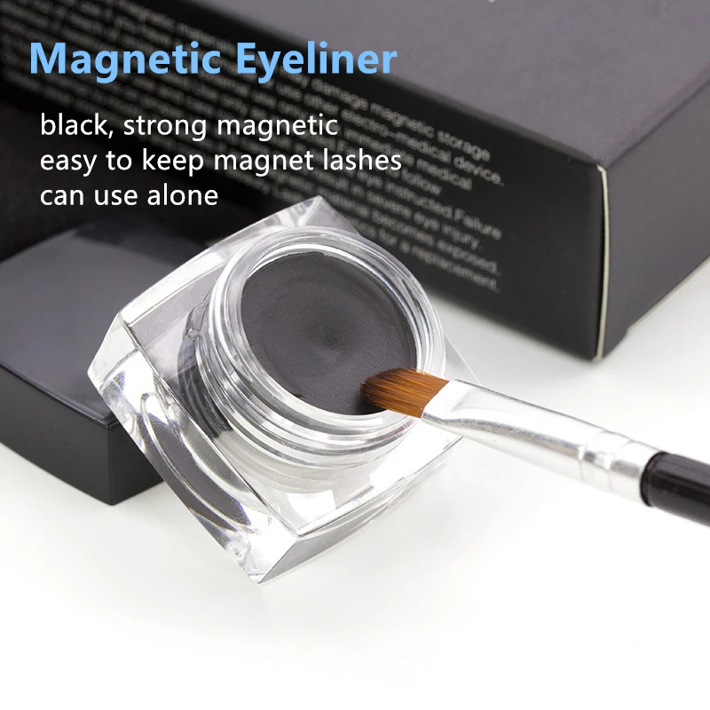 

Magnetic Eyeliner Cream Waterproof EyeLiner Smooth Quick Dry Eye Liner Set Easy To Wear Makeup Cosmetic Eye Liner With Gift Box