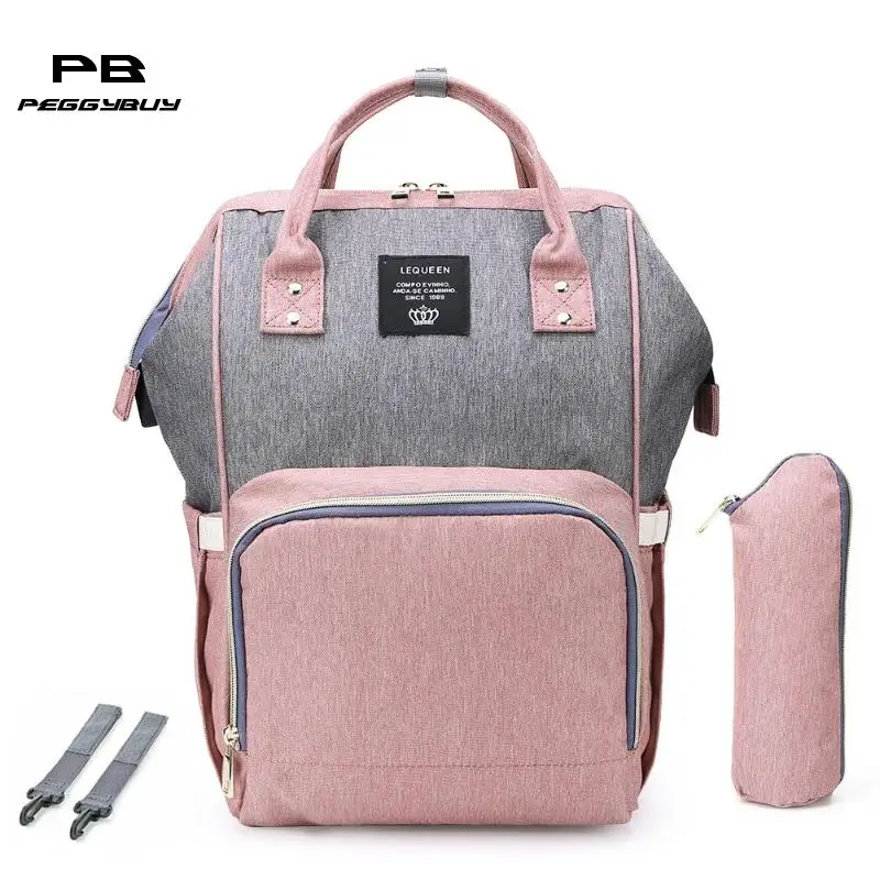 

USB Port Maternity Diaper Bags Baby Nappy Nursing Bags Waterproof Diaper Mummy bagpack Large Capacity Mother Travel Backpacks