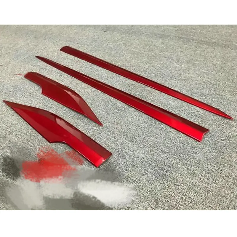 

FIT FOR TOYOTA CHR C-HR 2017 CHROME SIDE DOOR BODY MOLDING TRIM COVER LINE GARNISH PROTECTOR ACCESSORIES 4PCS/SET