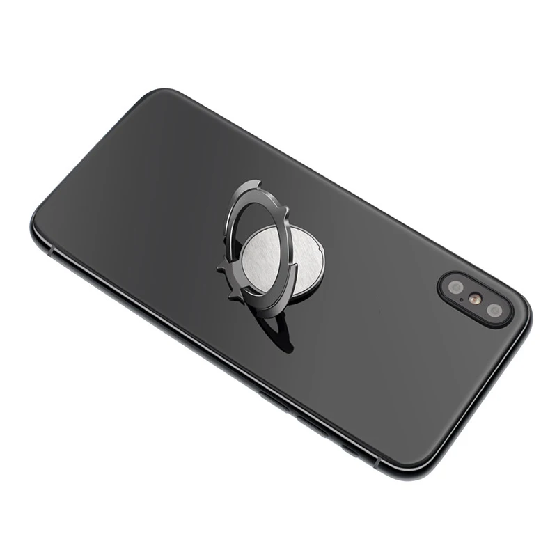 Ultrathin Batman Pattern Cell Phone Metal Finger Ring Holder Desktop Stand For Xiaomi Mi 8 SE 6 For Samsung Galaxy S8 S9 plus