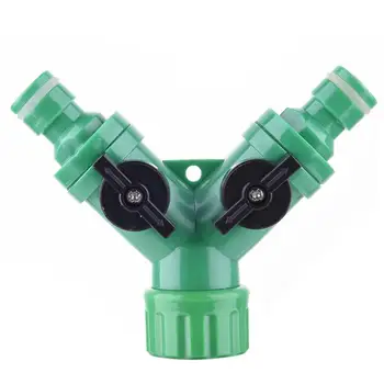 

1pcs Plastic Drip Sprinkler Irrigation Tee Pipe Barb Ball Valves Automatic Irrigation Timer Splitting Into Two Quick Delivery