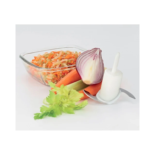 Измельчитель Ariete 1767/01 RoboMix цвет фиолетовый, простой и компактный, 3 сменные насадки, объем чаши 0,4 литра, функция реверса