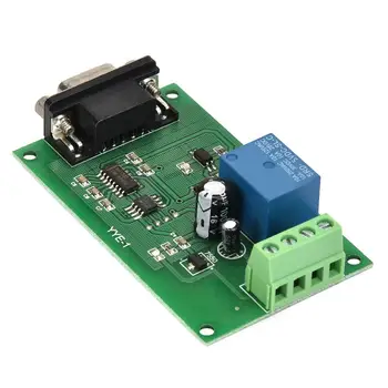 

5/12/24V YYE-1 RS232 Serial Port Control Relay Module MCU USB Control Switch 2019 New