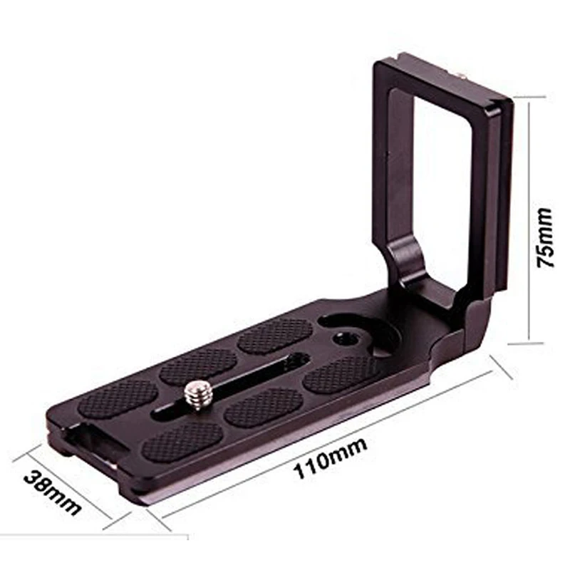БЫСТРОРАЗЪЕМНАЯ l-пластина из алюминиевого сплава для Dslr камеры с кронштейном для Canon Nikon Pentax Fuji Штатив Моноподы Для Nikon D850 D5