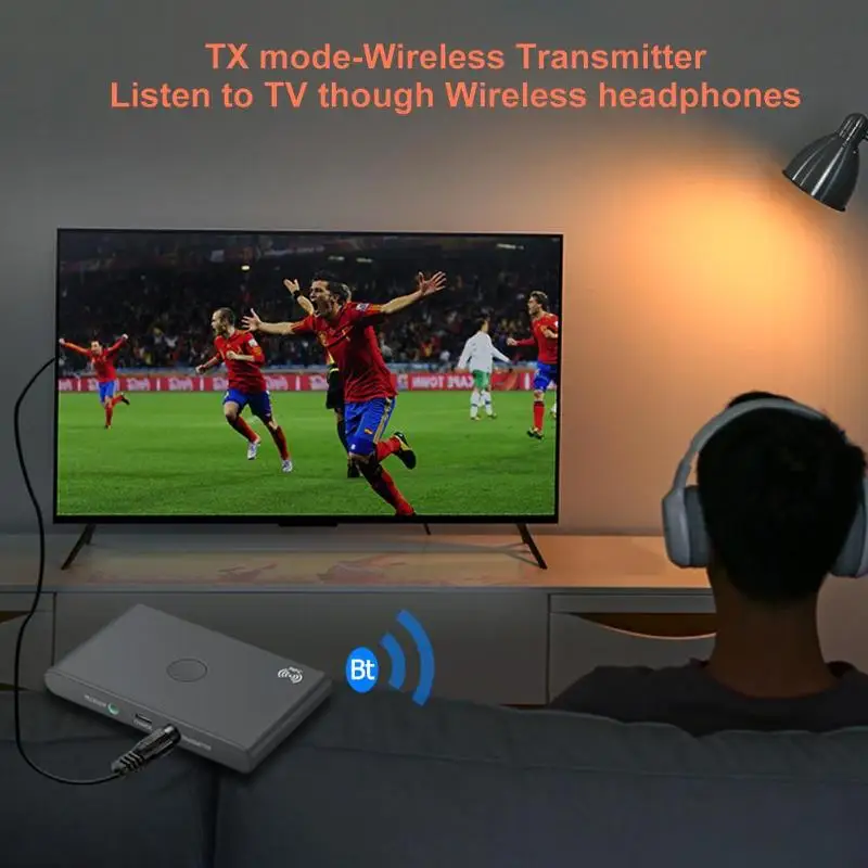 TX6 беспроводной 2 в 1 стерео передатчик аудио адаптер ТВ Bluetooth приемник 4 низкое