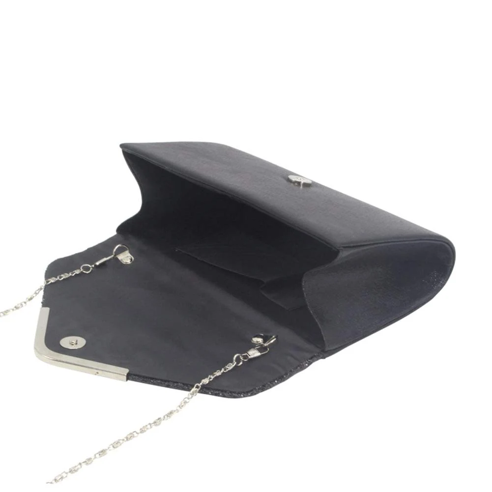 Frauen Glittered Kupplung Geldbörse Abend Tasche Glänzender Partei Handtasche Glänzende Schulter Tasche