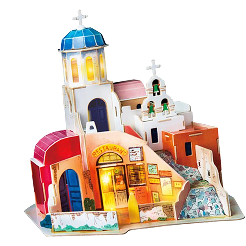 Handmade Toys 1/24 Miniature Dollhouse Kit Decorations with Furnitures DIY Puzzle House Crafts Kits Birthdays Festival Gifts Handmade Toys 1/24 Miniature Dollhouse Kit Decorations with Furnitures DIY Puzzle House Crafts Kits Birthdays Festival Gifts