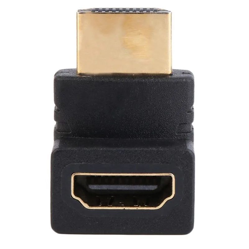 1 пара/2 шт. HDMI кабель адаптер конвертер 90 градусов + 270 правый угол папа к Женский