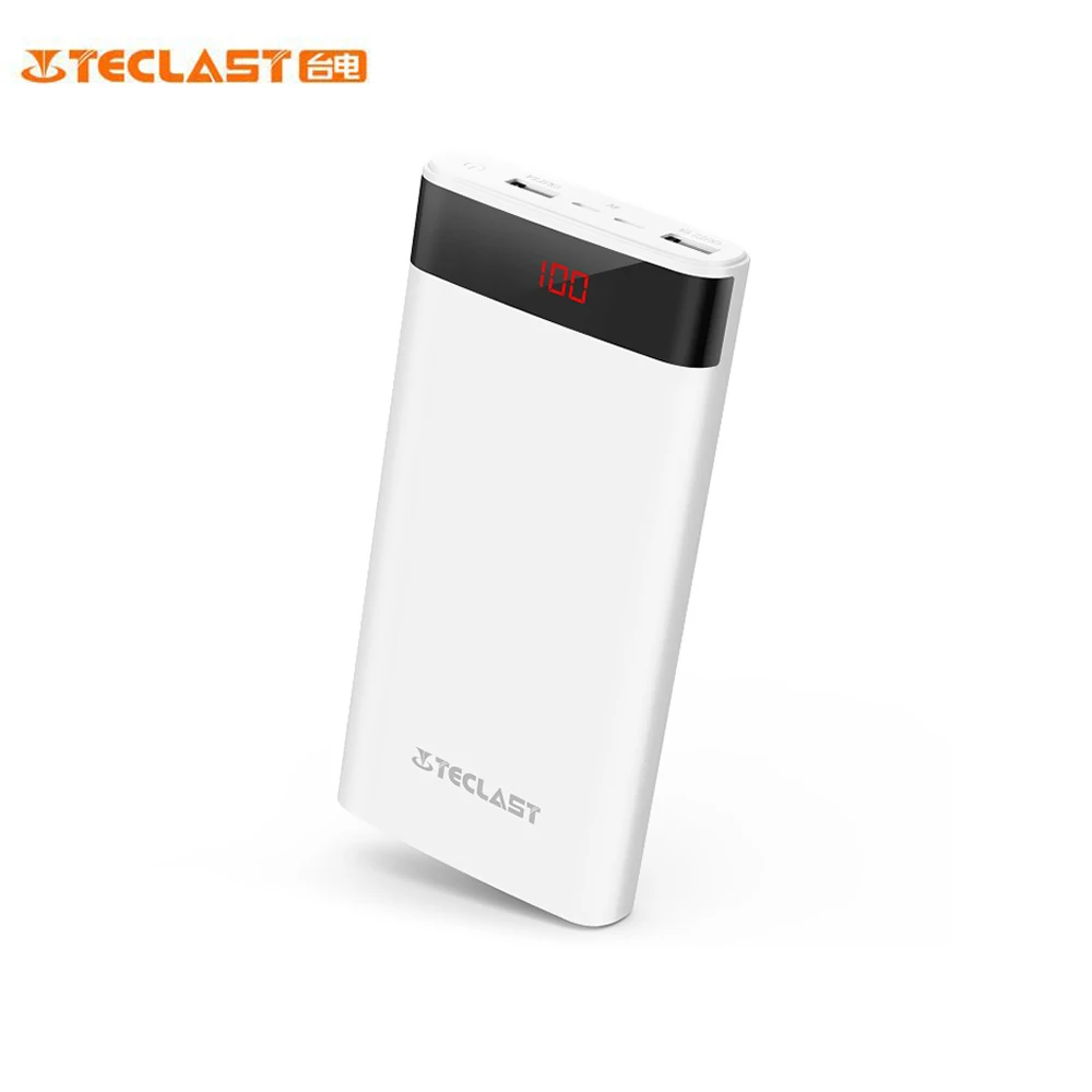 Teclast T200CF 20000 мАч Мобильный Внешний аккумулятор Dual USB Micro USB/8 Pin портов 2.1A Быстрая
