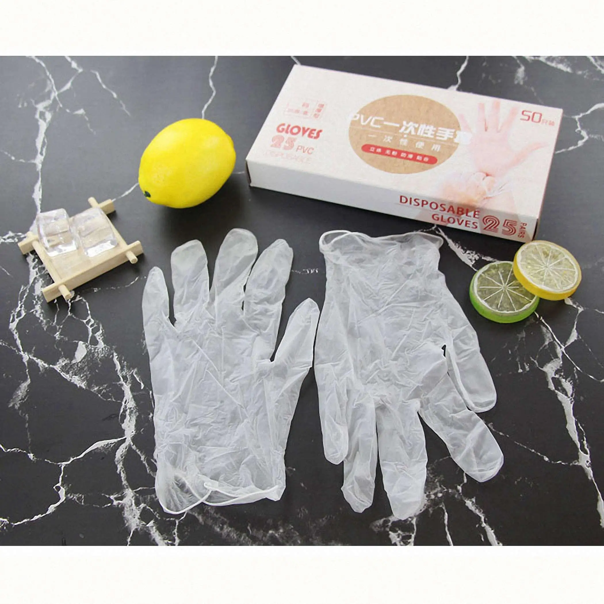 

Kinds 20pcs/lot Disposable PVC Waterproof Gloves for Household Cleaning Baking