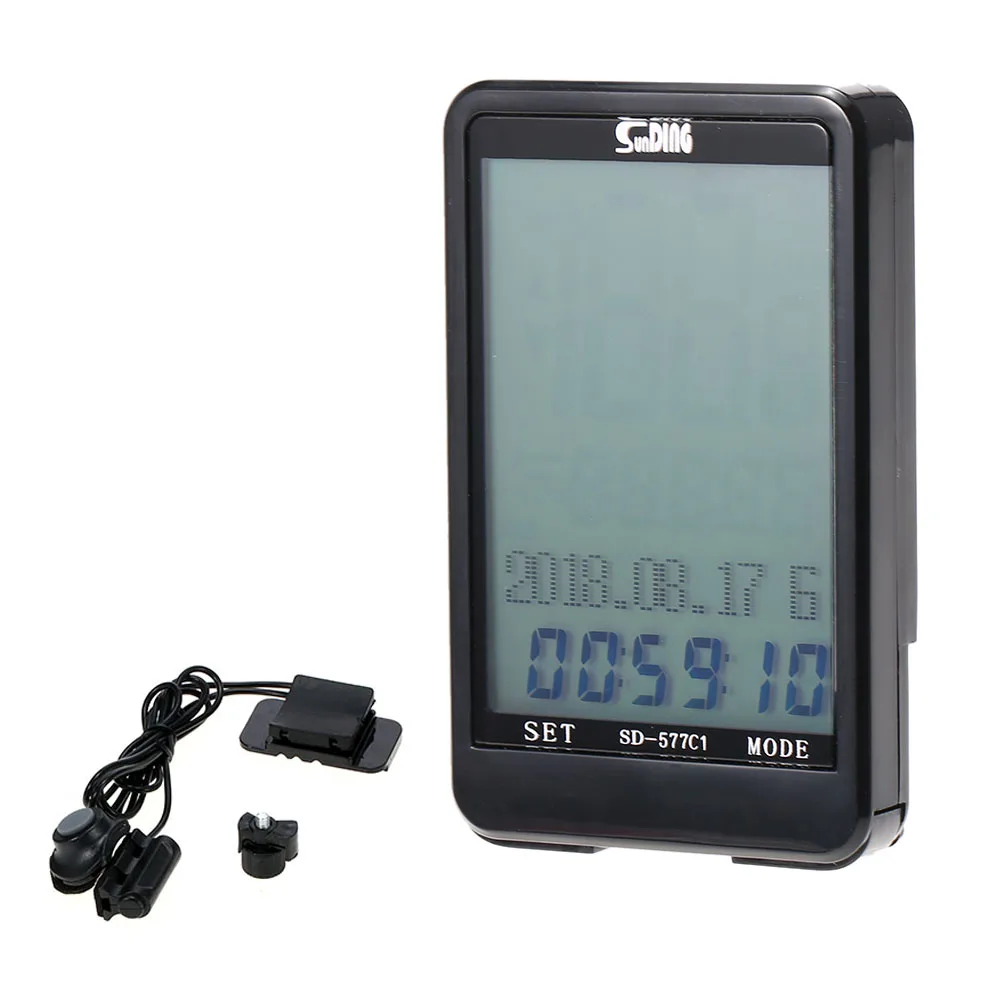 

Bike Computer Cycling Odometer 2.5'' Big Screen Cyclocomputer Speedmeter MTB Road Bike Computer Stopwatch Wireless / Wired
